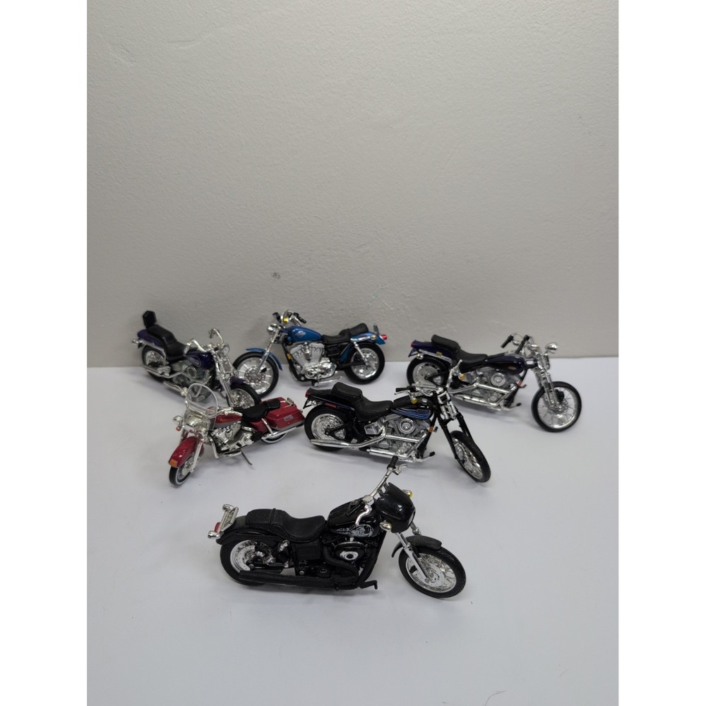 Motorcycle Toy Lot Of 6 Mostly Maisto